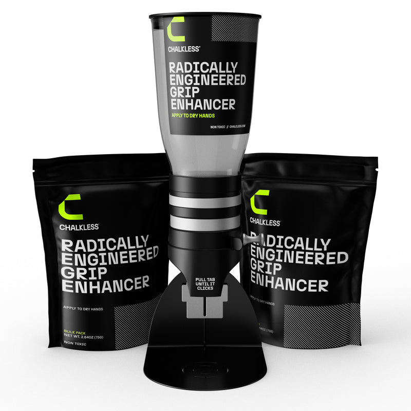 Chalkless Grip Enhancer Dispenser Bundle - Complete Grip Enhancer System for Athletes & Facilities